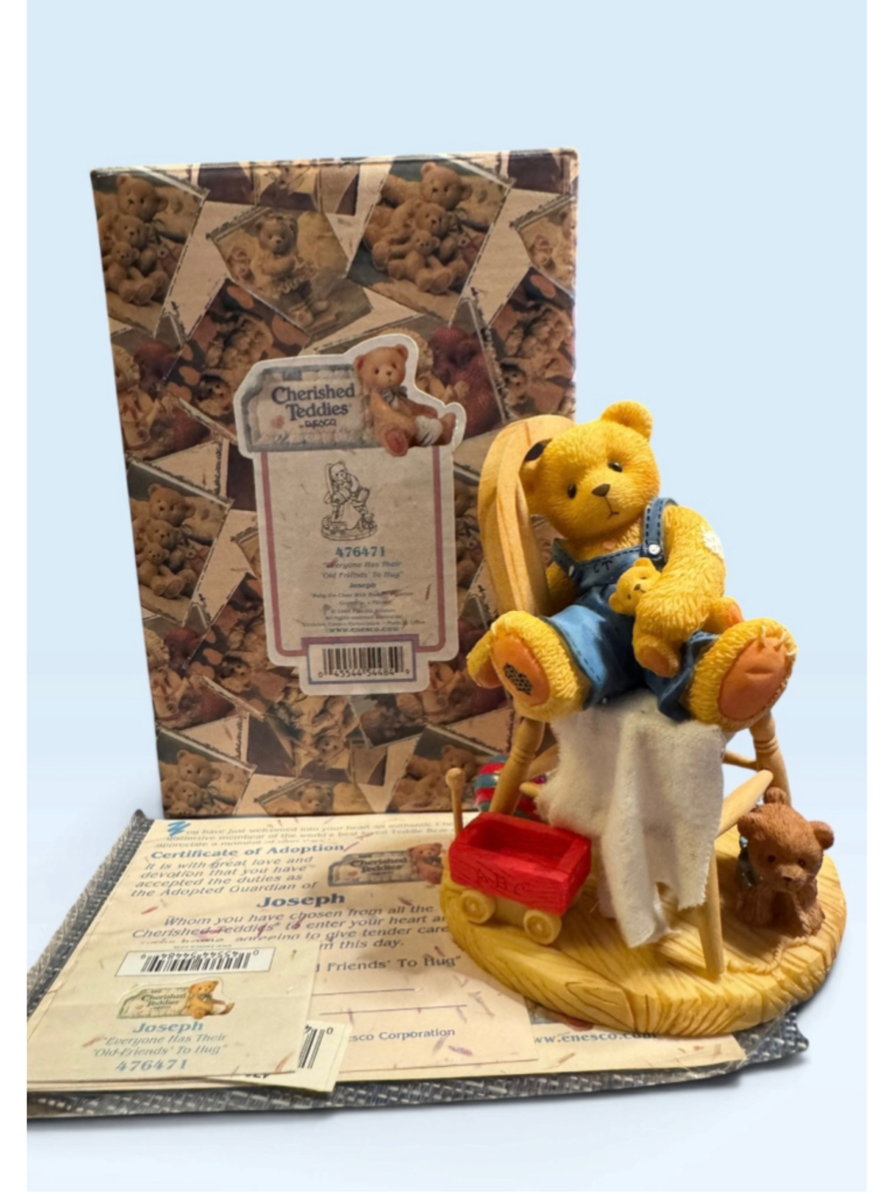 Cherished Teddies Joseph Bear Figurine 476471